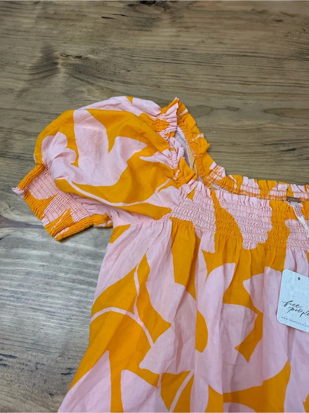 NWT Free People Mila Printed Mini Dress